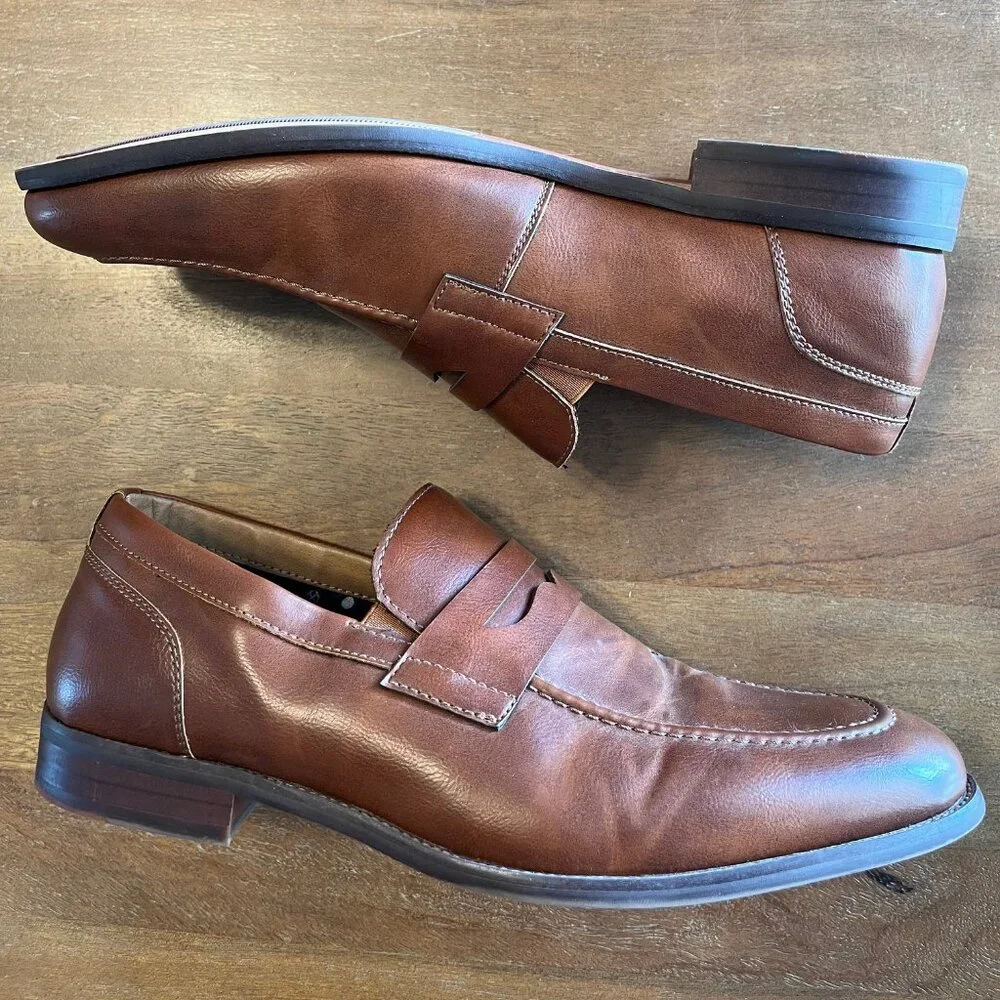 Curt & Larson Shoes Men US 11 M Brown Lyon Santos Casual Slip On‎ Loafers